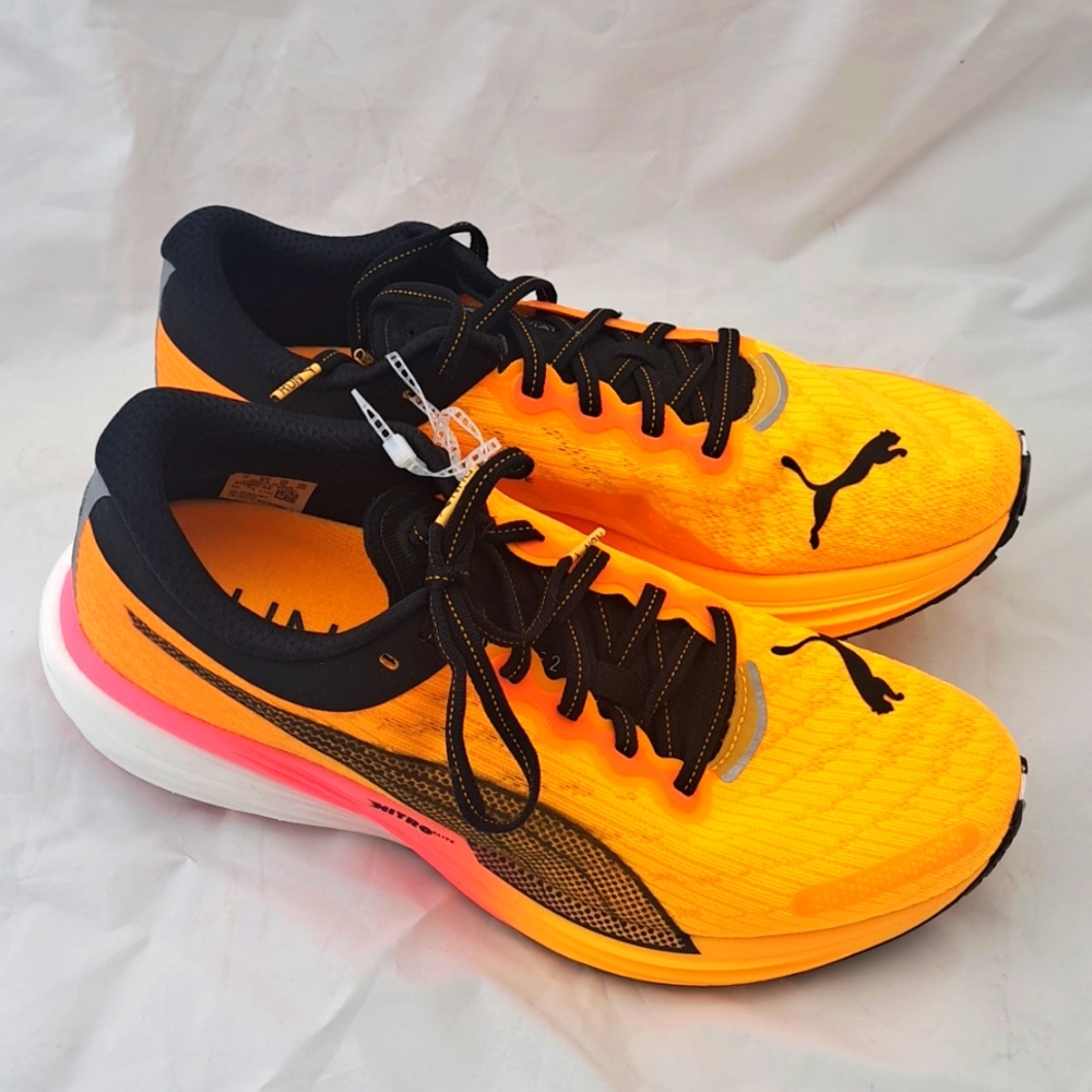 New Men's 10 Puma Nitro Elite Deviate 2 Premium Carbon Running Shoes